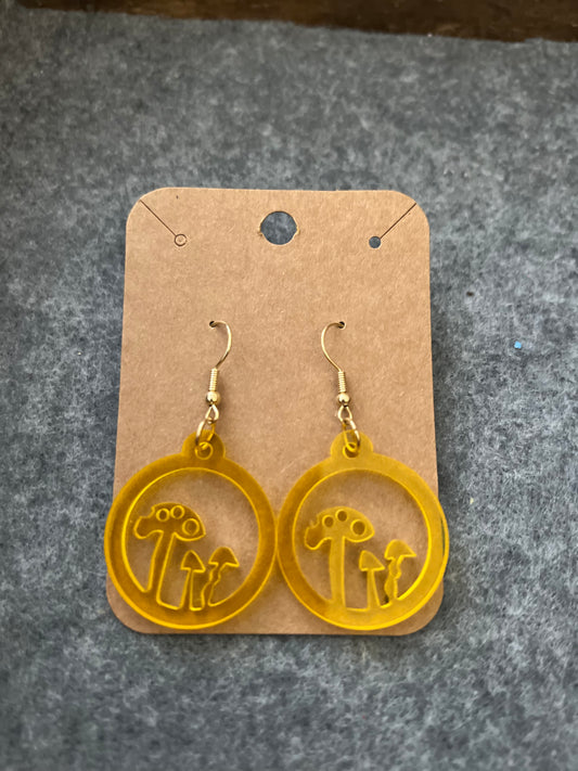 Mushroom Earrings